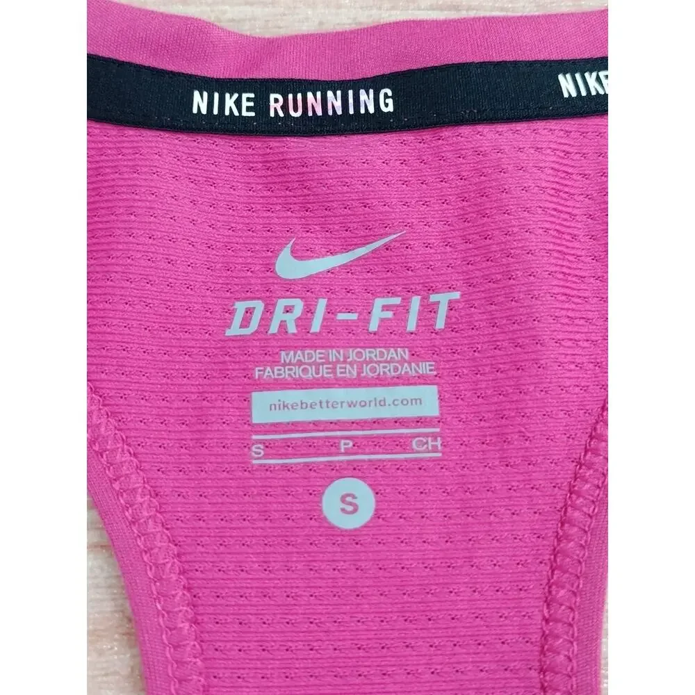 Nike Dri-Fit Women's Running Tank Top Bright Pink Size Small